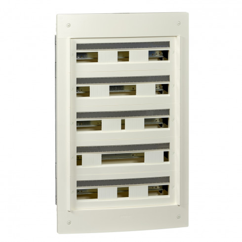 PRA22524W|Pragma - coffret encastré 5 rangées 24 modules - 160A - sans porte - blanc