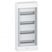 PRA13654- Pragma - Coffret En Saillie - 4 Rangées 13 Modules