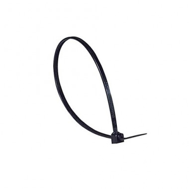 032012 | Collier Colring noir à denture intérieure largeur 2,4mm et longueur à plat 95mm