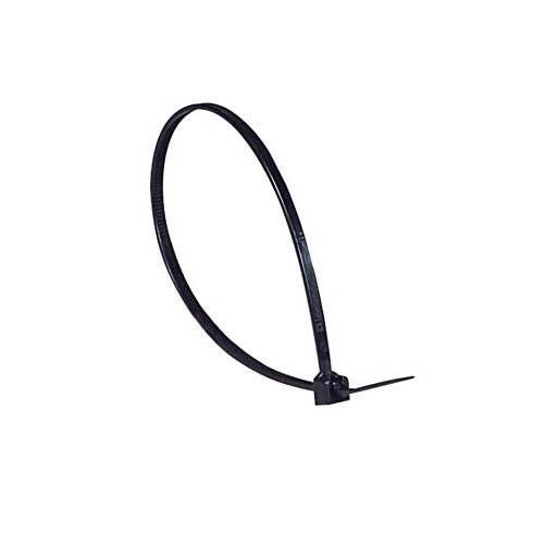 032020|Collier Colring noir à denture intérieure largeur 3,5mm et longueur à plat 360mm