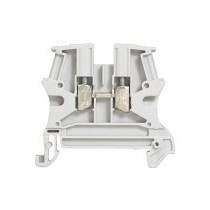 LEG037162 - Bloc de jonction de passage à vis Viking3 avec 1 jonction 1 entrée 1 sortie section 6mm² - pas 8mm - gris