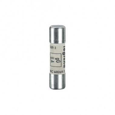 Cartouche industrielle cylindrique typegG 10x38mm sans voyant - 10A