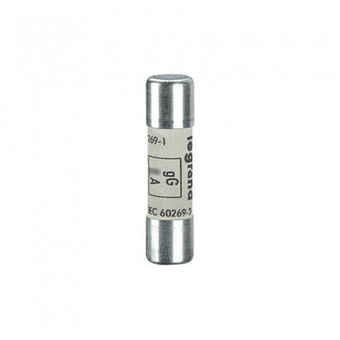 Cartouche industrielle cylindrique typegG 10x38mm sans voyant - 2A