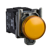 XB4BV35-  voyant lumineux DEL - 022 - orange - 120V - vis étrier - Harmony XB4