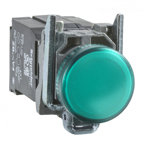 XB4BV43-  voyant lumineux DEL - 022 - vert -230V - vis étrier - Harmony XB4