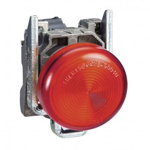 XB4BV64-  voyant lumineux DEL - 022 - rouge - 250V - vis étrier - Harmony XB4