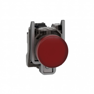 XB4BVB4-  voyant lumineux DEL - 022 - rouge - 24V - vis étrier - Harmony XB4