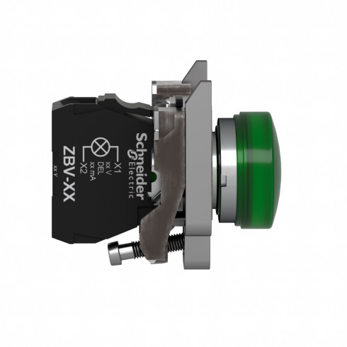XB4BA3311 - Harmony XB4 - bouton poussoir impulsion - 22 - marqué - vert - 1F - vis étrier | Schneider Electric Afrique francophone XB4BA3311 - Harmony XB4 - bouton poussoir impulsion - 22 - marqué - vert - 1F - vis étrier | Schneider Electric Afrique francophone