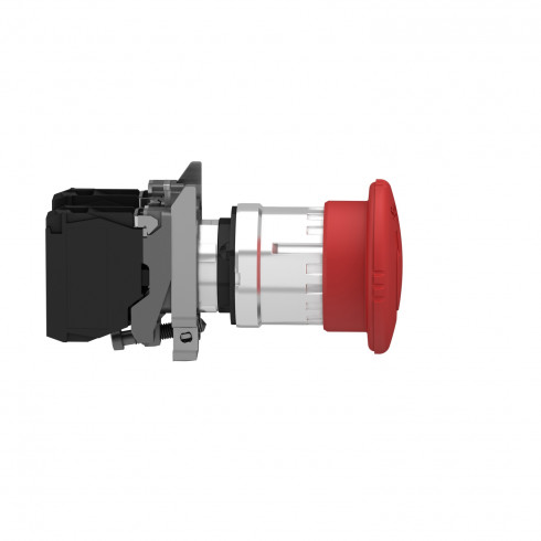 Bouton D'arrêt D'urgence Schneider Electric XB4BT845 – Rouge ø22, Tête ø40 1O+1F