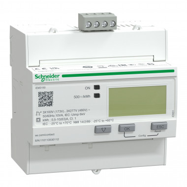 Acti9 iEM - compteur d'énergie tri - 63A - Modbus