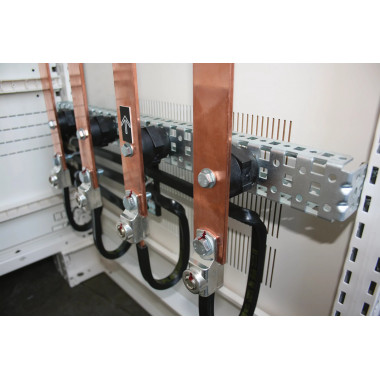 LVS04552 - Barre Cuivre plein plat conducteur PE 1675mm - 120x10 - Linergy BS