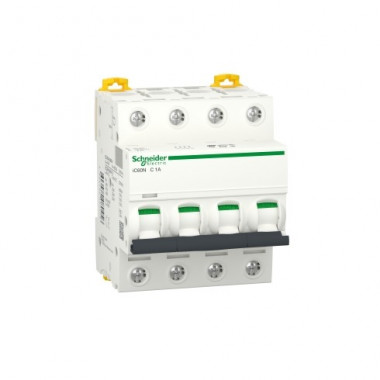 Acti9 IC60N Disjoncteur 4P 6 A, Courbe C