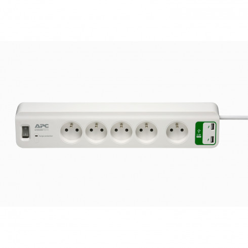 Multiprise SurgeArrest - parasurtenseurs - 5 prises 10A - 2 prises USB