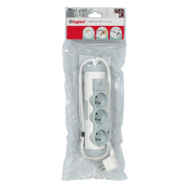 Rallonge avec bloc de prises pivotant - 3 prises - cordon 1,5m