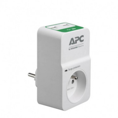 Prise  SurgeArrest parasurtenseur 1 prise FR 10A - 2 USB  - APC Schneider Electric