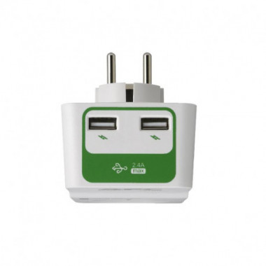 Prise  SurgeArrest parasurtenseur 1 prise FR 10A - 2 USB  - APC Schneider Electric