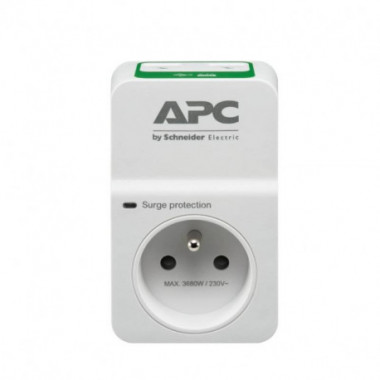 Prise  SurgeArrest parasurtenseur 1 prise FR 10A - 2 USB  - APC Schneider Electric