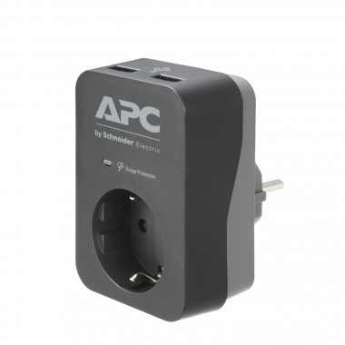 Prise APC Essential SurgeArrest 1 prise 2 ports USB noir 230 V