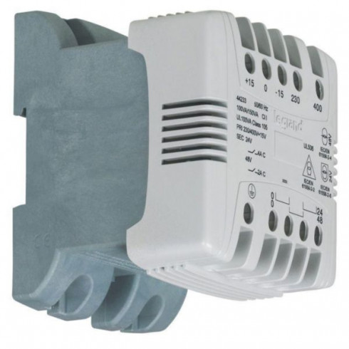 Transformateur commande et séparation des circuits connexion vis primaire 230V à 400V et secondaire 115V~ à 230V~ - 63VA