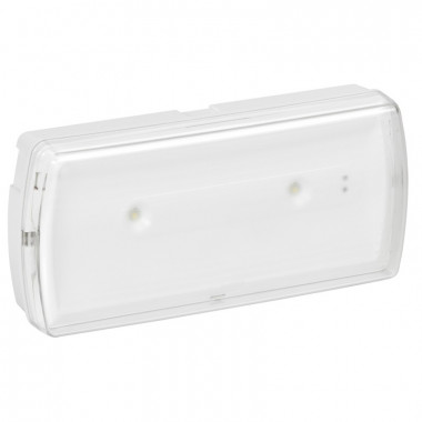 Luminaire d'urgence LED standard - Non-permanents NP - 70 lumens - Autonomie 1 heure - LED - Batterie Ni-Cd