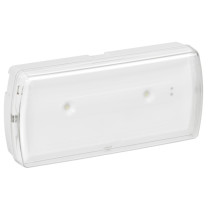 Luminaire d'urgence LED standard - Non-permanents NP - 70 lumens - Autonomie 1 heure - LED - Batterie Ni-Cd