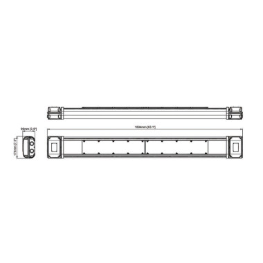 Reglette Led Atex antidéflagrante 1.50m 80W 10,400lm - EX-80W-FLC5AZDA