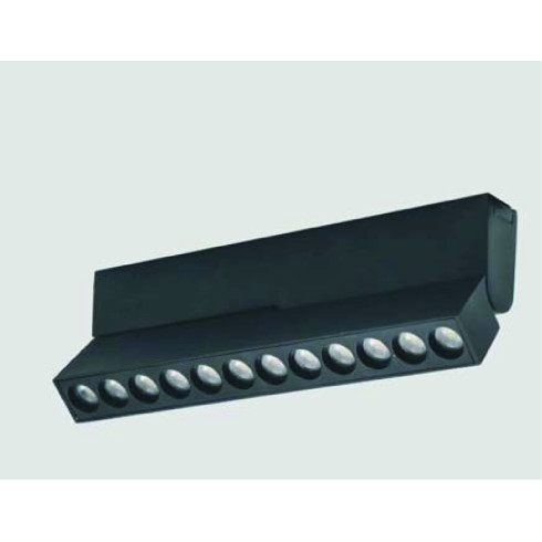 Lumière pliante grille COB réglable magnétique - 12W - L230xl26xH80mm - MG04