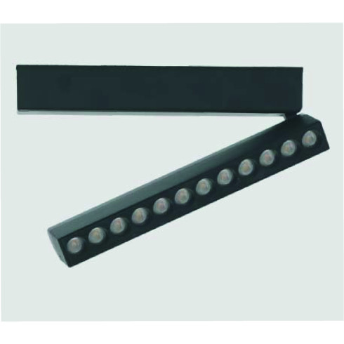 Lumière pliante grille SMD réglable magnétique - 12W - L230xl26xH80mm - MG06