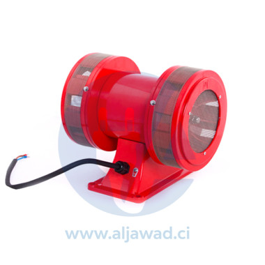 Sirène électromécanique LK-JDW188 - 0,6 kW - 126 ± 2dB (A) à 1M - 220 V/230 V AC