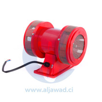 Sirène électromécanique LK-JDW188 - 0,6 kW - 126 ± 2dB (A) à 1M - 220 V/230 V AC