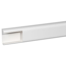 Goulotte 1 compartiment 35x80mm DLP monobloc - blanc