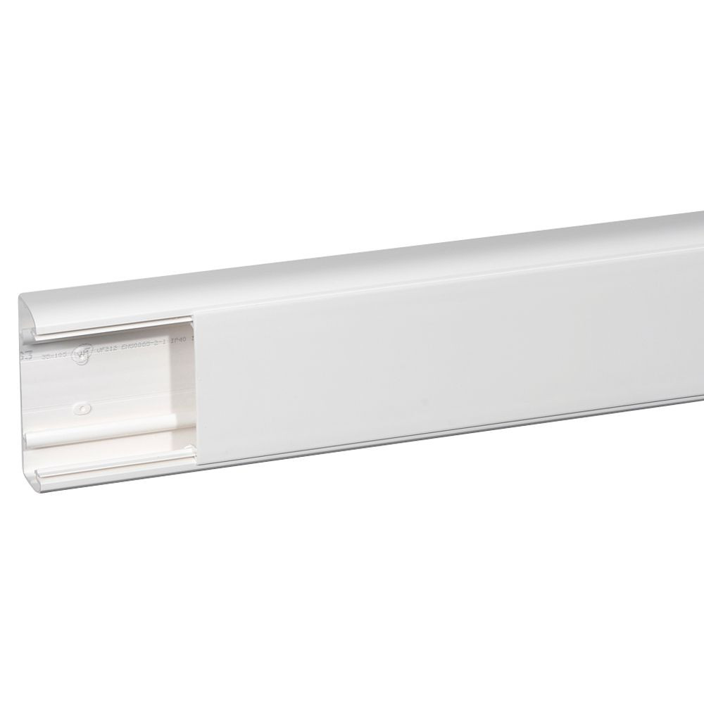 Goulotte 1 compartiment 35x105mm DLP monobloc - blanc