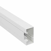 Goulotte DLP-S à clippage direct 100x50mm, 1 compartiment, avec couvercle rigide de 45mm