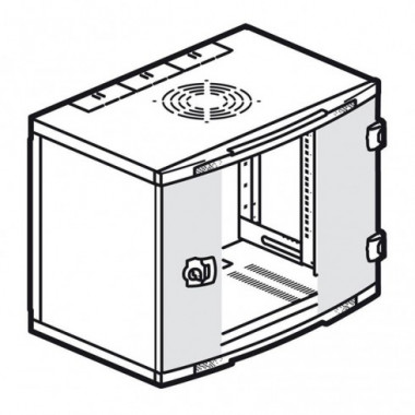 046201 - Coffret Fixe 19P LCS³ Fixes Capacité 9U - 600x500 Mm - Profondeur 400mm