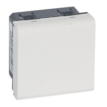 Dérivateur 20A Mosaic 2 modules avec 3 bornes pour faciliter la dérivation - blanc