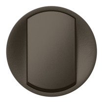 Enjoliveur Céliane doigt large pour interrupteur bipolaire - finition graphite