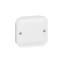 Obturateur étanche Plexo avec enjoliveur finition blanc