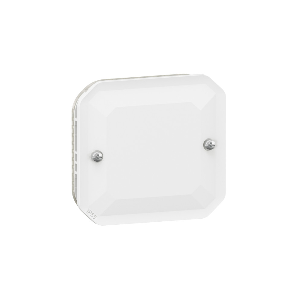 Obturateur étanche Plexo avec enjoliveur finition blanc